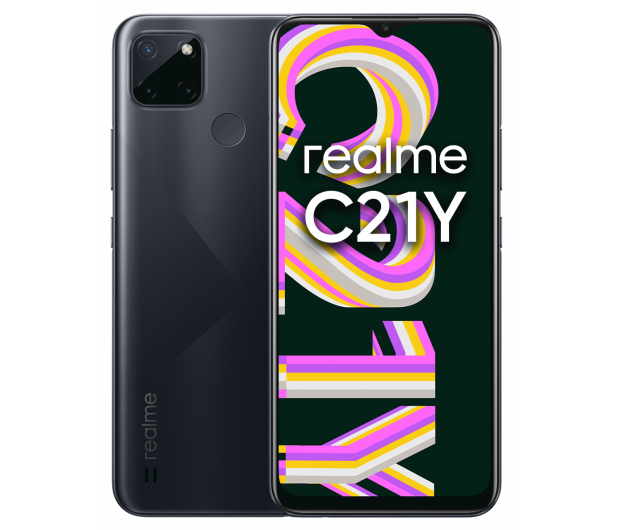 realme C21Y 4+64GB Cross Black - 691815 - zdjęcie